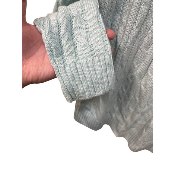 Vineyard Vines Wool Cashmere Sweater Size Medium Women's 2e6014 Blue Crew Neck - Picture 6 of 7